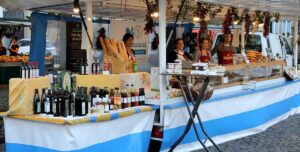 Der Olivenstand