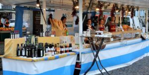 Der Olivenstand
